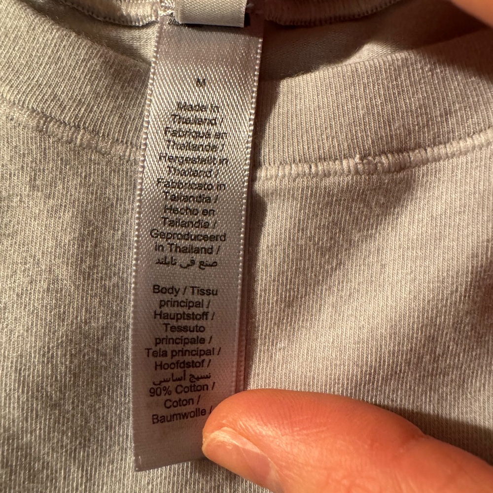 Skims cotton jersey long sleeves T-shirt - Picture 4 of 4